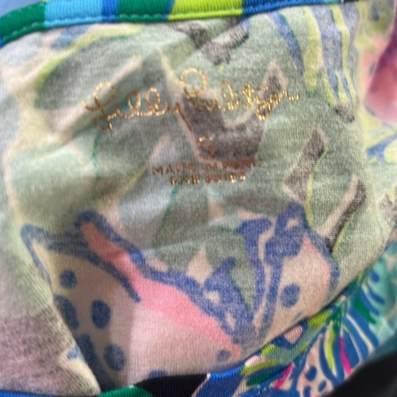 Lilly pulitzer finn top in onyx, you me and giraffee size small new with tags - Picture 7 of 8